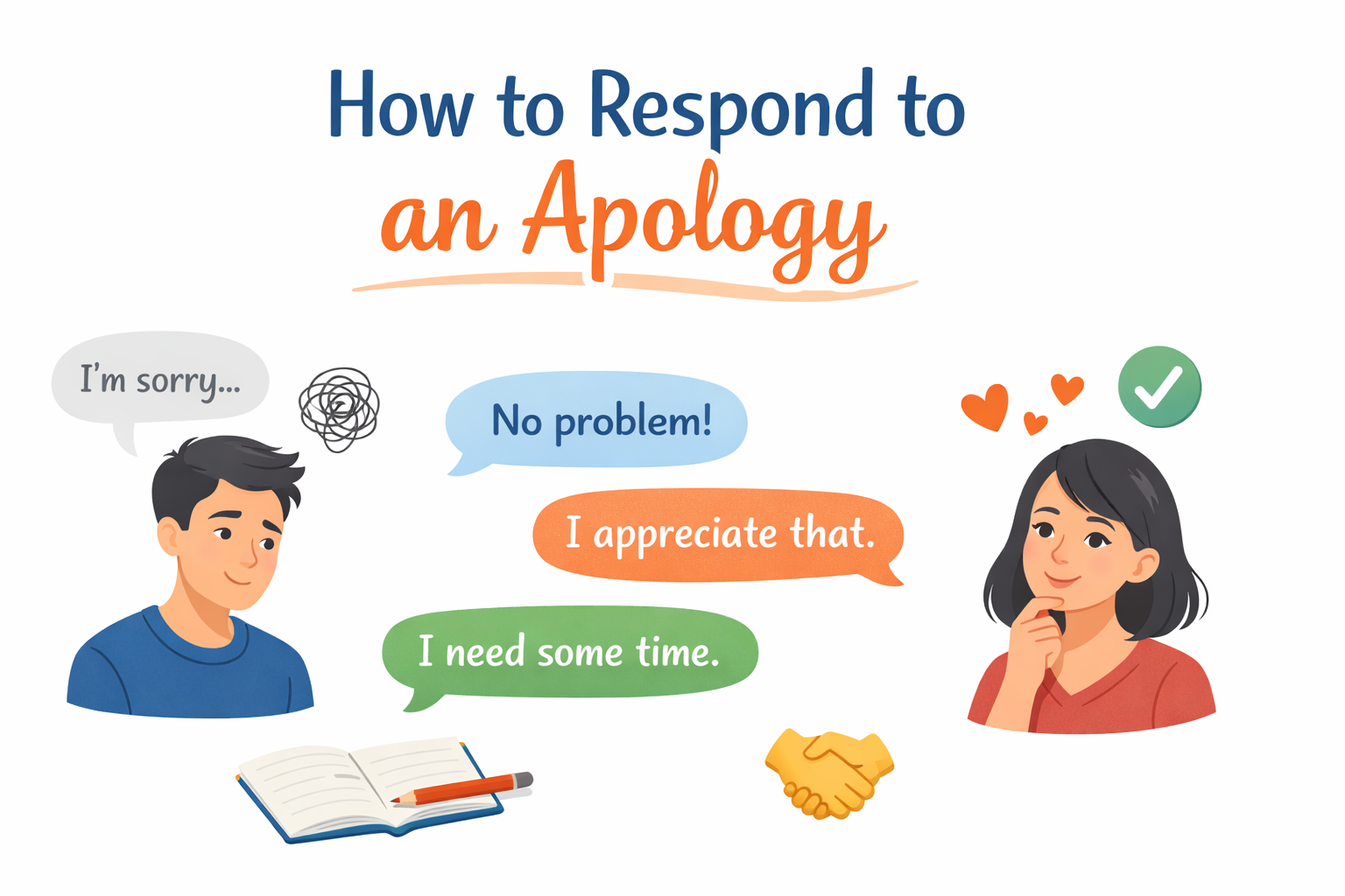 How to respond to an apology